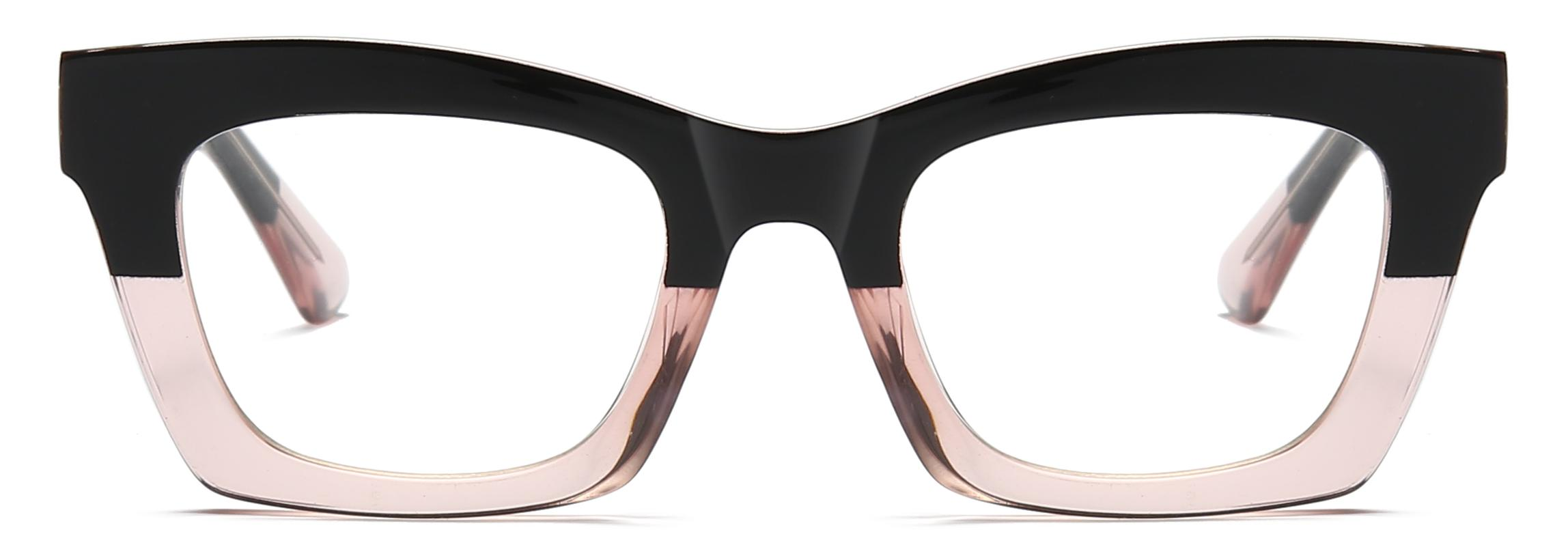 Stock lateral de la forma del ojo del gato TR90+CP Anti-Blue Light Lens Fomen Frames ópticos #2016
