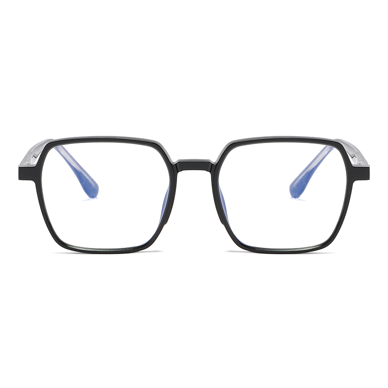 Readymade sqaure Shape Anti Blue Lens Unisex TR90 Marco óptico #81795