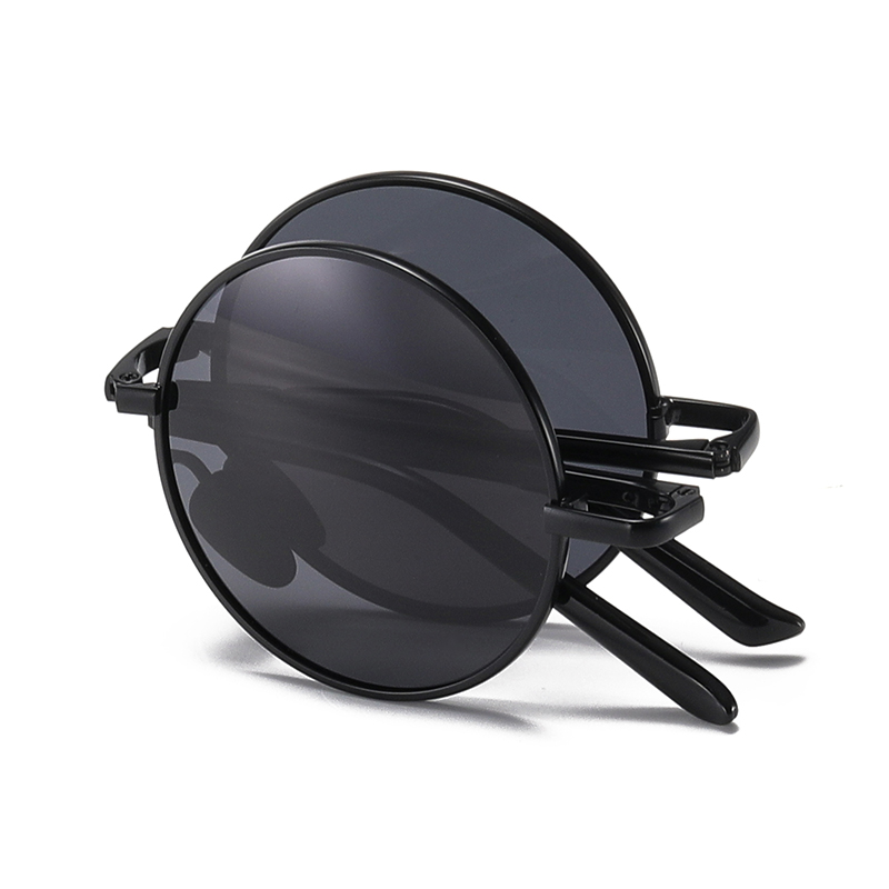 Gafas de sol polarizadas de Metal Polarizadas de Metal Plegable de bolsillo #81699