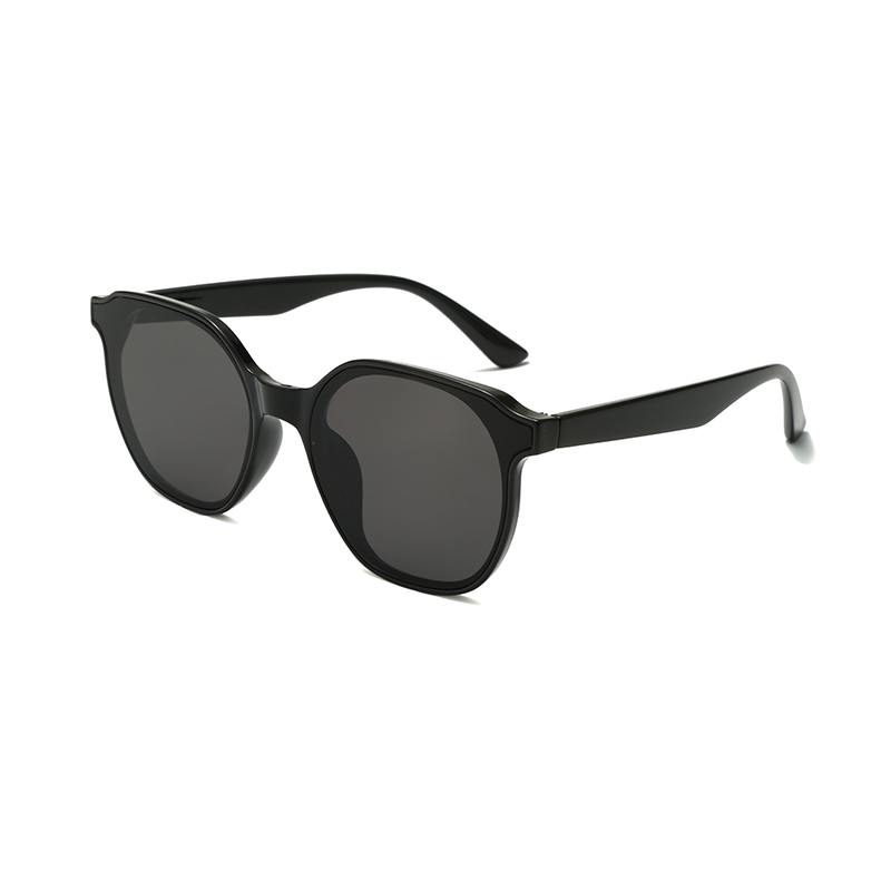 Gafas de sol de moda de PC de color de cristal de marco redondeado listos #6163